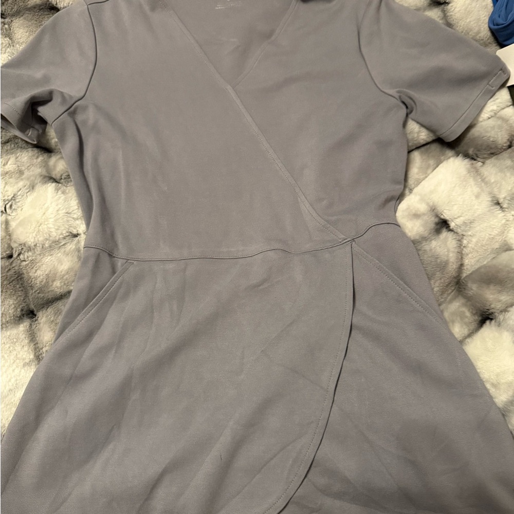 Elegant Gray scrub top